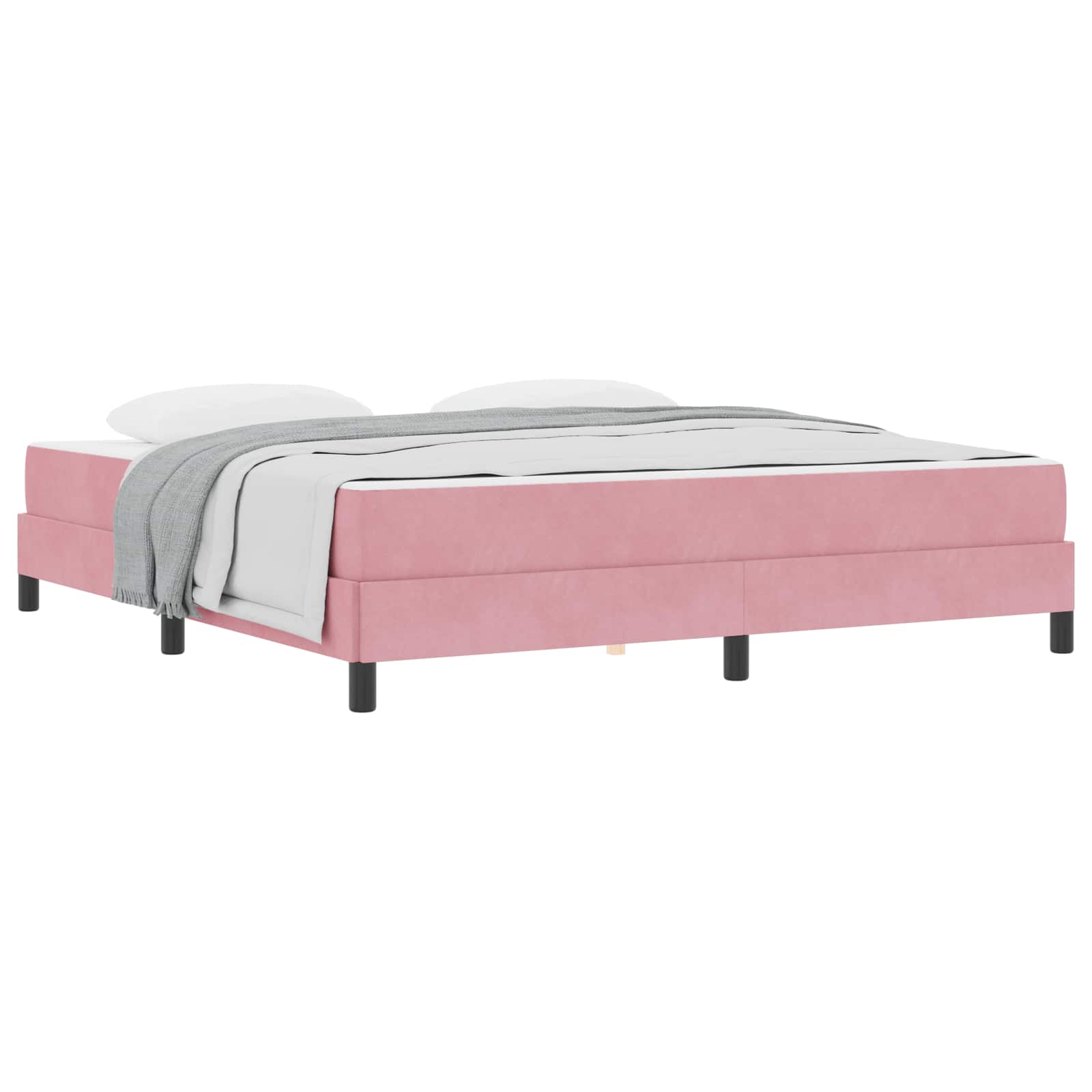 Bäddfjäder med madrass Rosa 180 x 210 cm tyg