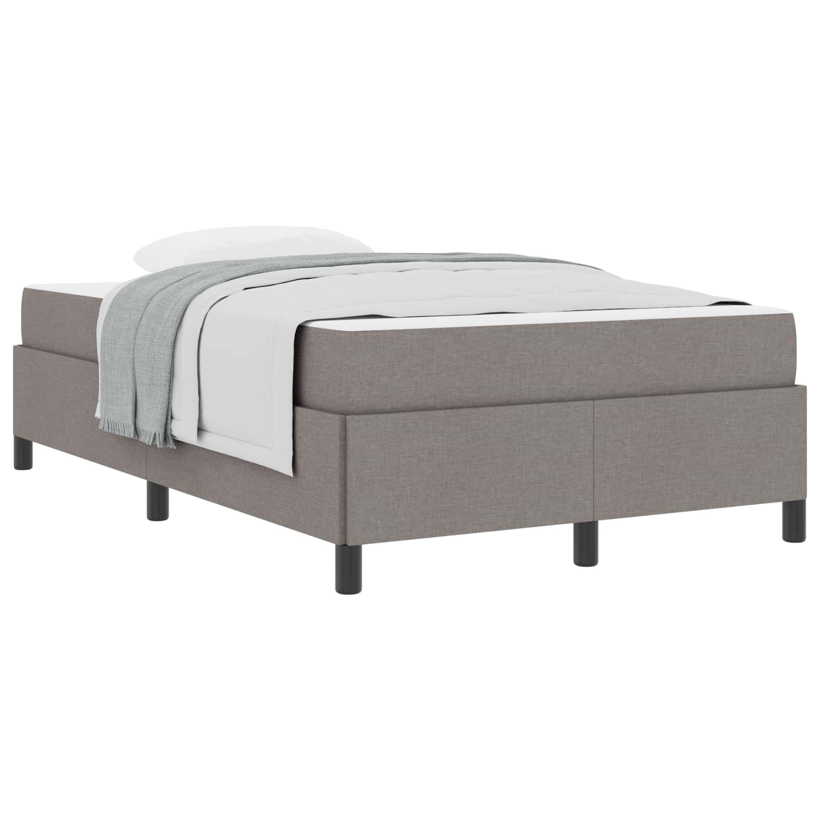 Bäddfjäder Taupe 120 x 190 cm tyg