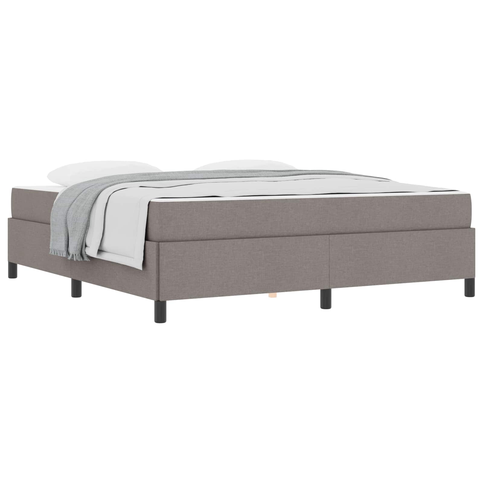Bäddfjäder Taupe 180 x 200 cm tyg