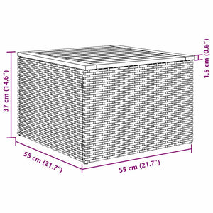 Trädgårdsoffset 8 pcs beige och ljusgrå