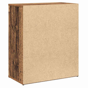 Sideboard 2 pcs Gammalt trä 60 x 31 x 70 cm Konstruerat trä