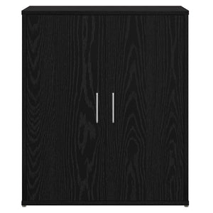 Sideboard 2 pcs Svart Ek 60 x 31 x 70 cm Konstruerat trä