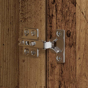 Köksbuffé med hylla med dörr 2 pcs Gammalt trä 60 x 50 x 180 cm