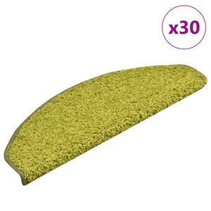 Trappmattor 30 st 65x21x4 cm gröna halvrunda stora