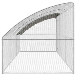 Hönshus Silver 600 x 200 x 198.5 cm Galvaniserat stål