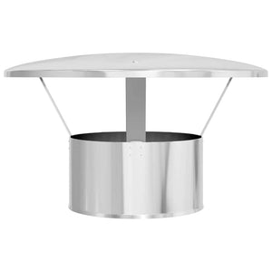 Regnskydd skorsten Silver 35 x 35 x 20 cm Rostfritt stål