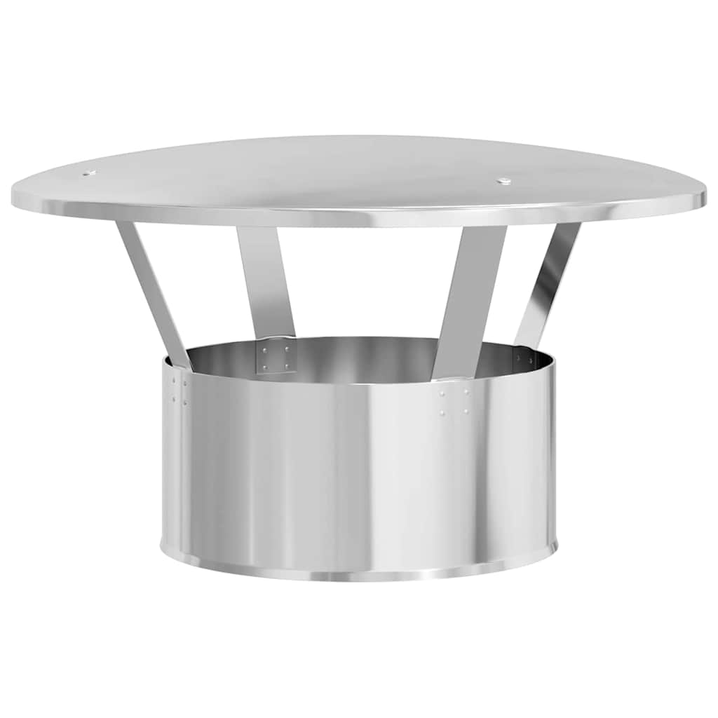 Regnskydd skorsten Silver 35 x 35 x 20 cm Rostfritt stål