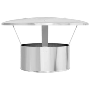 Regnskydd skorsten Silver 35 x 35 x 20 cm Rostfritt stål