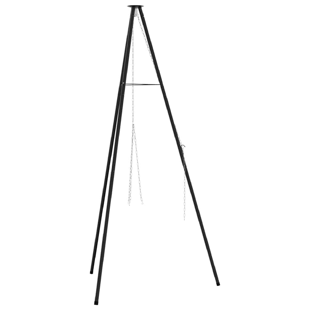 Lägereld Tripod Svart 92 x 92 x 191,5 cm Stål