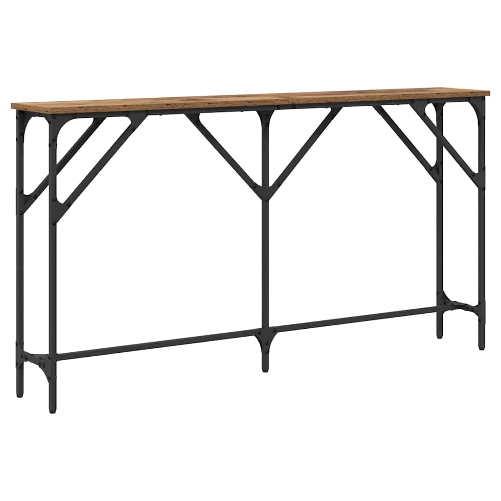 Konsolbord Gammalt trä 140 x 23 x 75 cm
