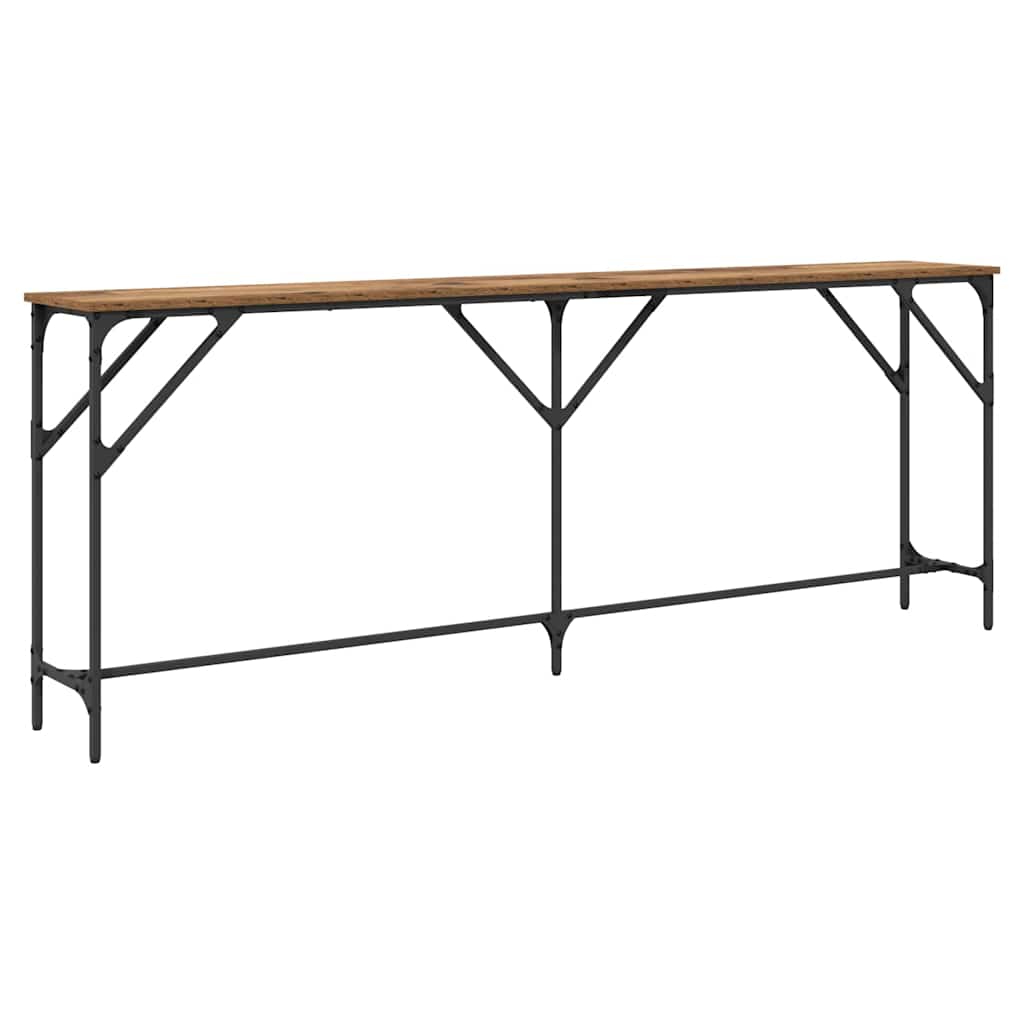 Konsolbord Gammalt trä 200 x 29 x 75 cm