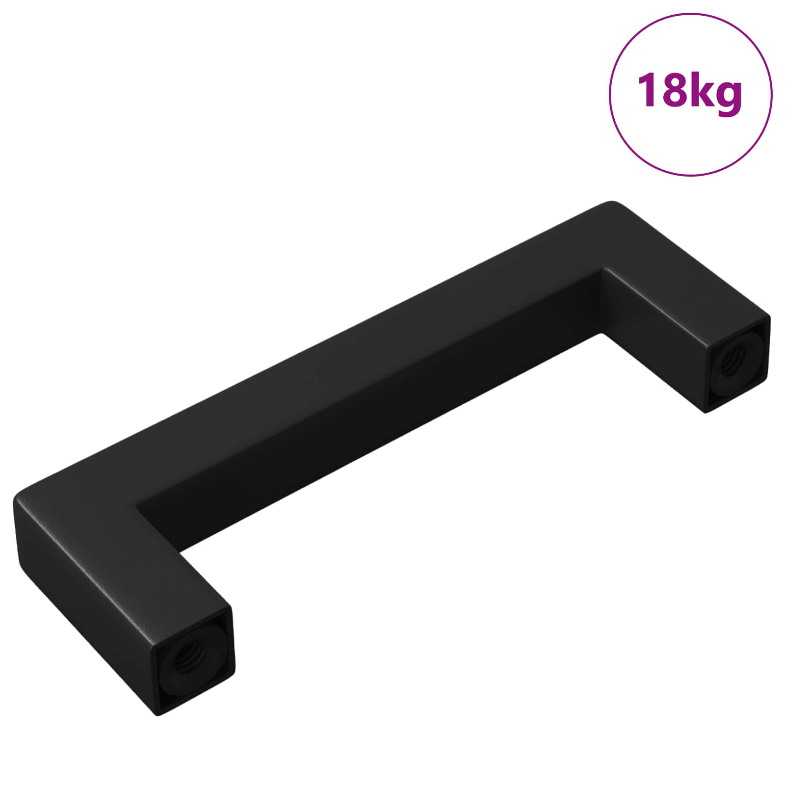 Möbelhandtag 530 pcs Svart 105 x 12 x 36 mm Järn