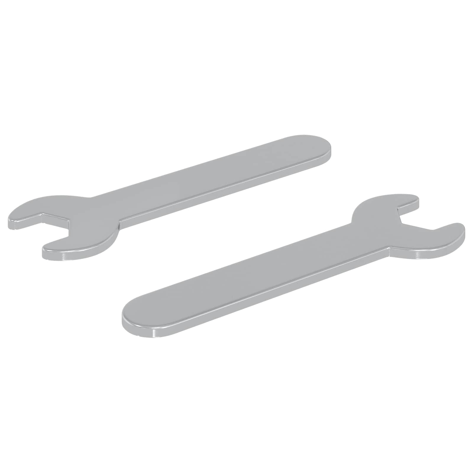 Blocknyckel 2 pcs Silver 10 mm Järn