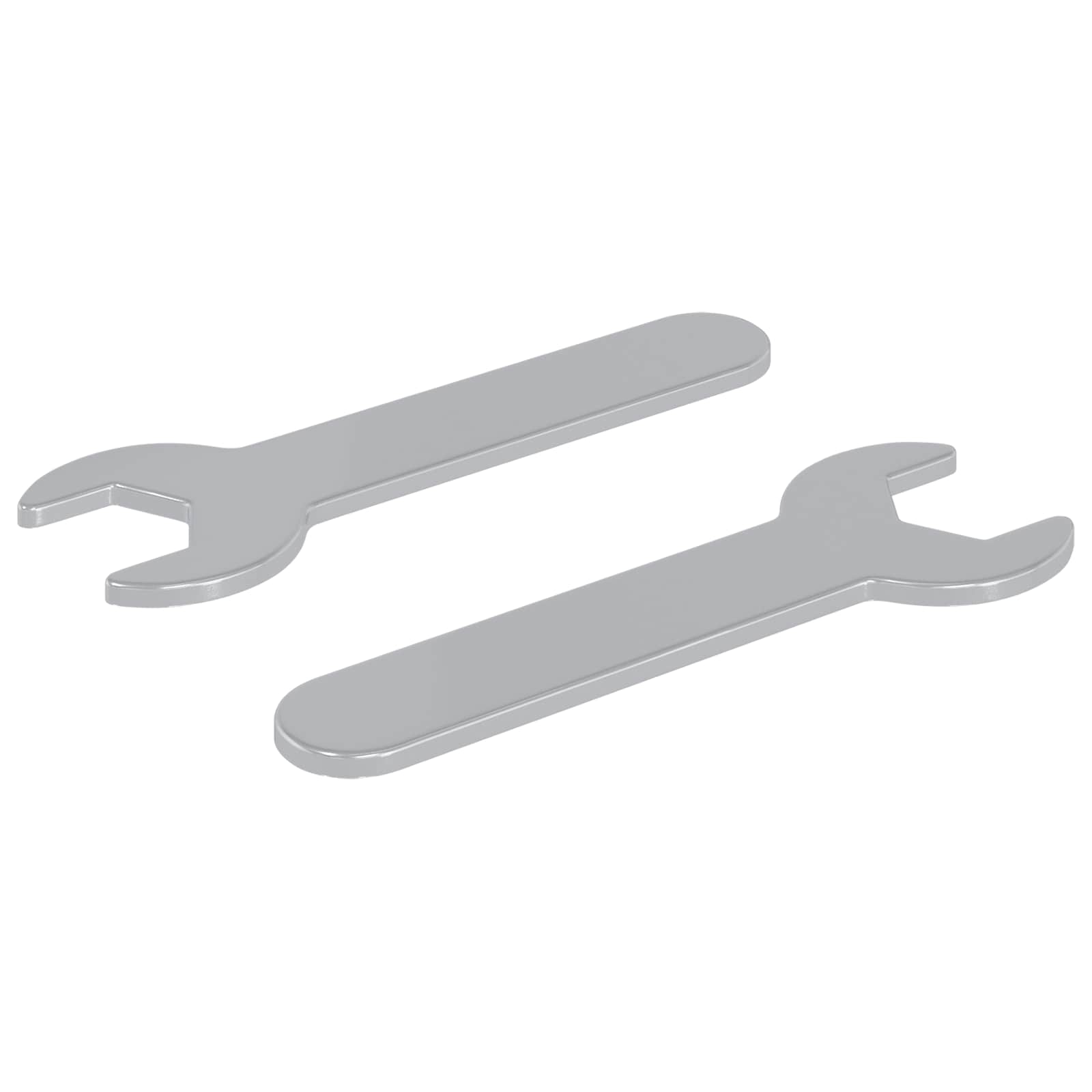 Blocknyckel 2 pcs Silver 13 mm Järn