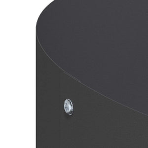 Krukring Svart 120 x 120 x 20 cm Kallvalsat stål