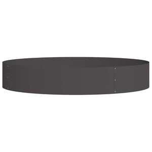 Krukring Svart 120 x 120 x 20 cm Kallvalsat stål