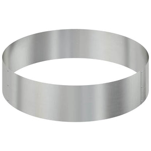 Trädgårdsplanterare Silver 90 x 90 x 20 cm Galvaniserat Stål