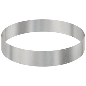 Trädgårdsplanterare Silver 120 x 120 x 20 cm Rostfritt stål