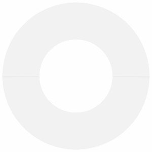 lämplig för Flat trädring Vit Ø30 / 60 cm Stål