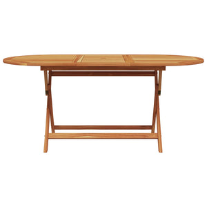 Trädgårdsmöbelset 7 pcs Beige Massivt Akaciaträ