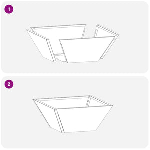 Trädgårdsplanterare 5 pcs Svart 35 x 35 x 15 cm Kallvalsat stål