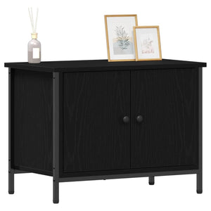 TV-skåp Svart Ek 60 x 35 x 45 cm Konstruerat trä