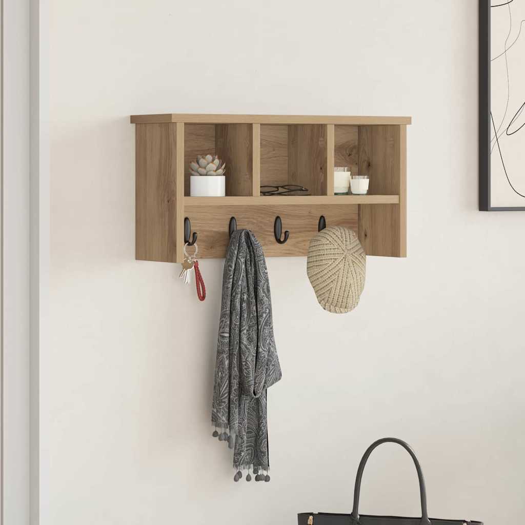 Väggmonterad Klädhängare Väggmonterat Artisan Ek