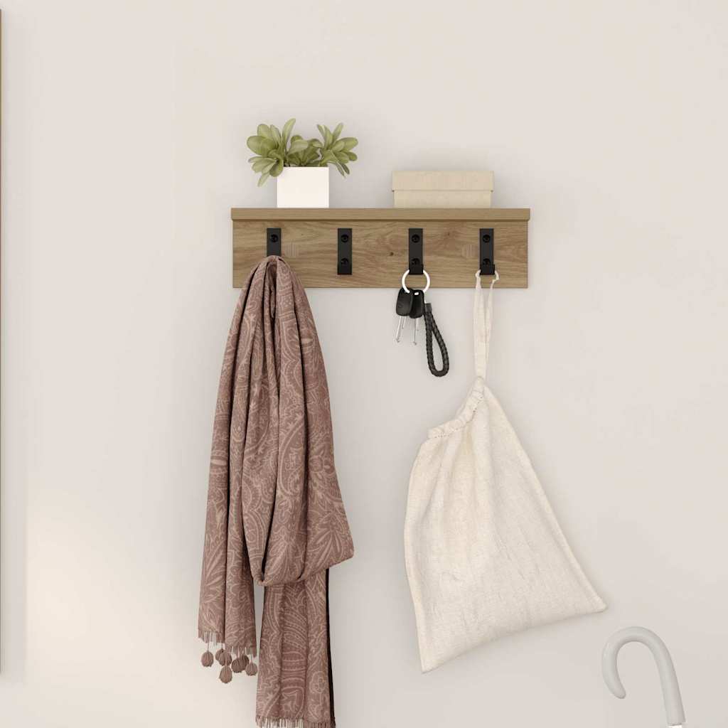 Väggmonterad Klädhängare Väggmonterat Artisan Ek