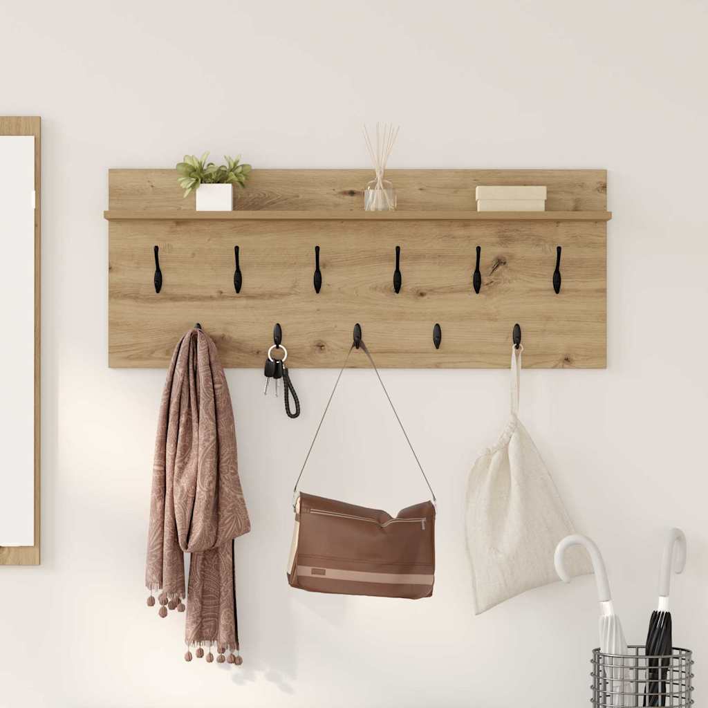 Väggmonterad Klädhängare Väggmonterat Artisan Ek