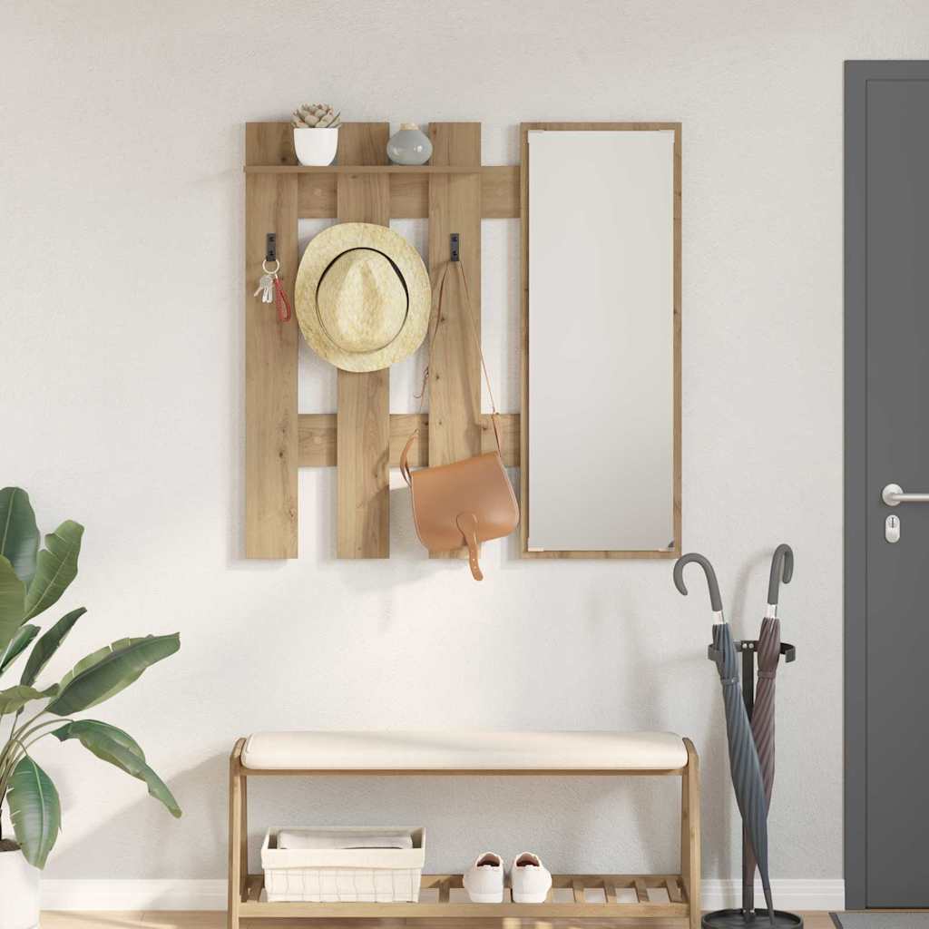 Väggmonterad Klädhängare Väggmonterat Artisan Ek
