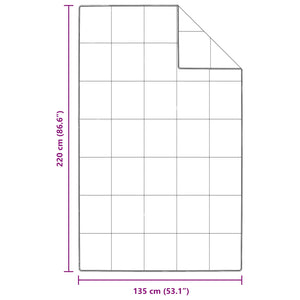 Vinter Täcke med kudde 2 pcs Vit Dunfjäder