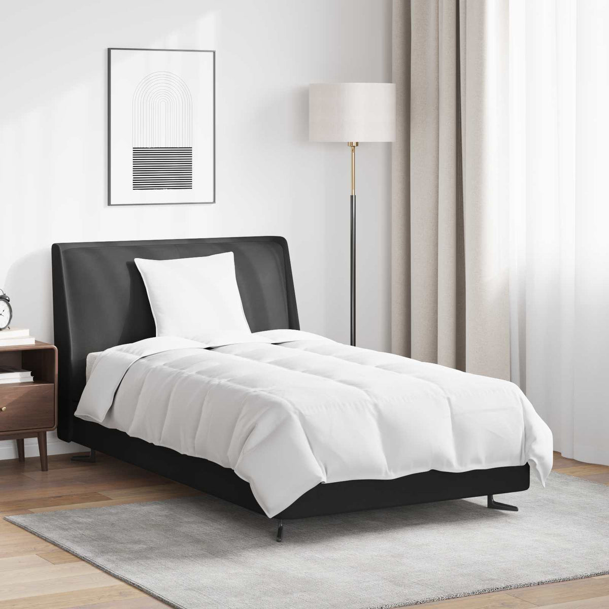 Sommar Duvet med kudde 2 st Vit Dunfjäder