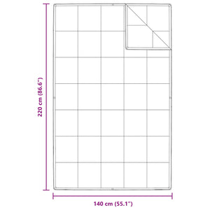 2-i-1 Duntäcke med kudde 2 pcs Vit Dunfjäder