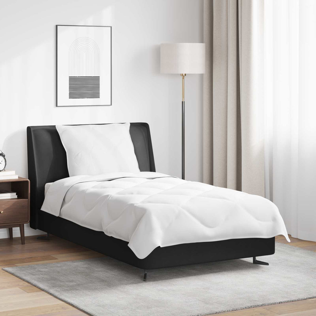 Sommar Duvet med kudde 2 st Vit Mikrofiber