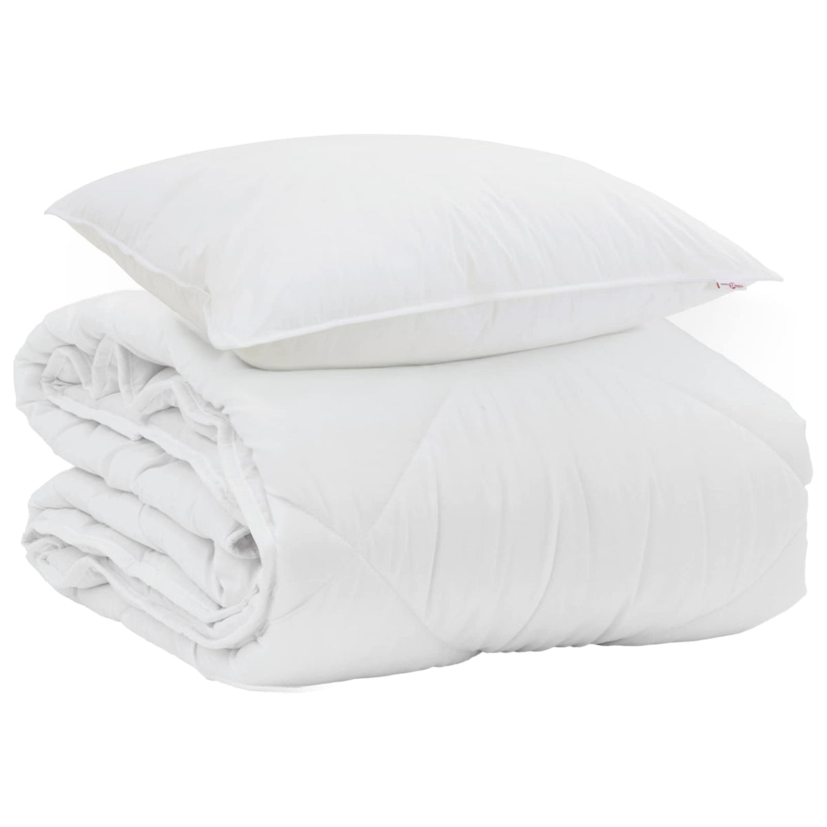 Sommar Duvet med kudde 2 st Vit Mikrofiber