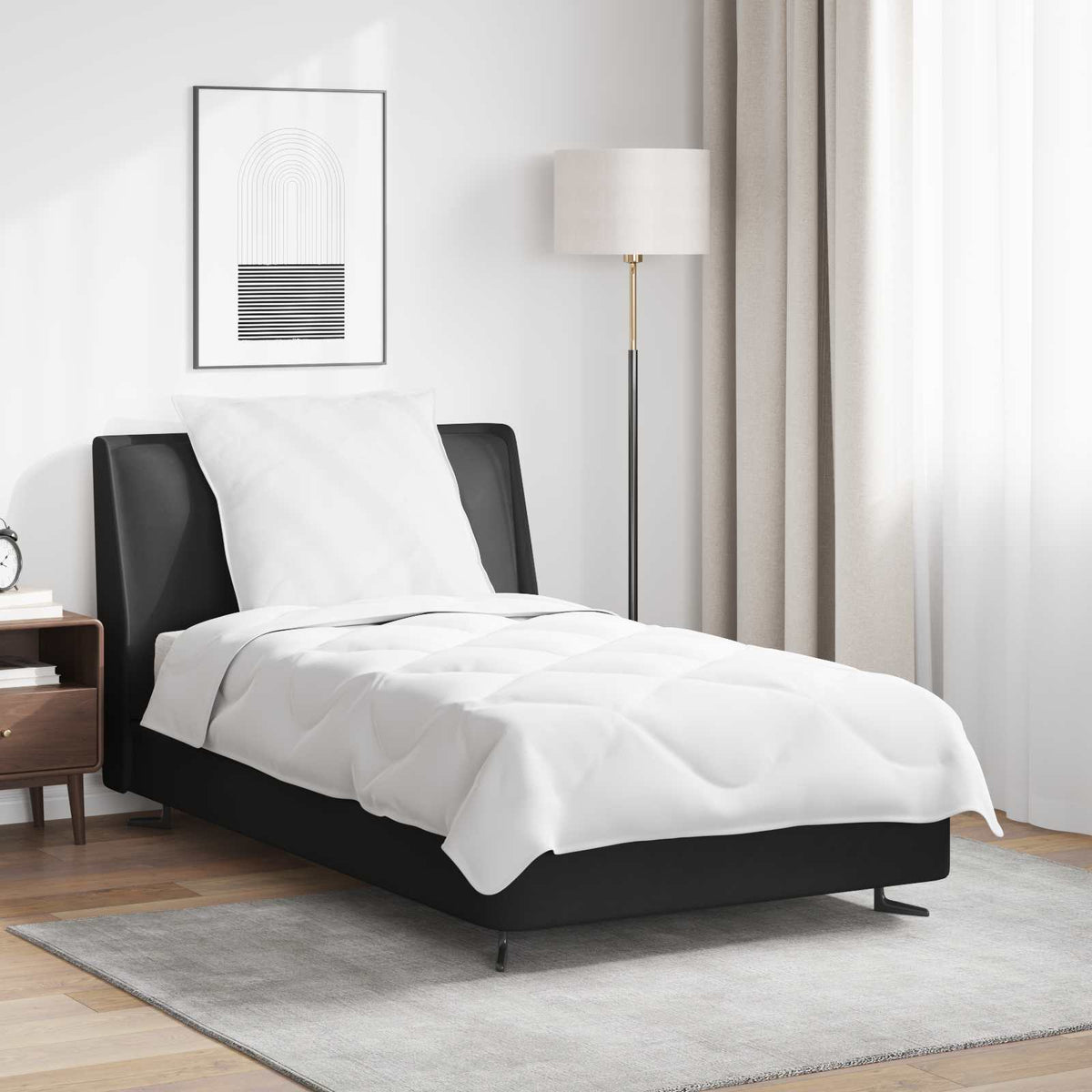 Sommar Duvet med kudde 2 st Vit Mikrofiber