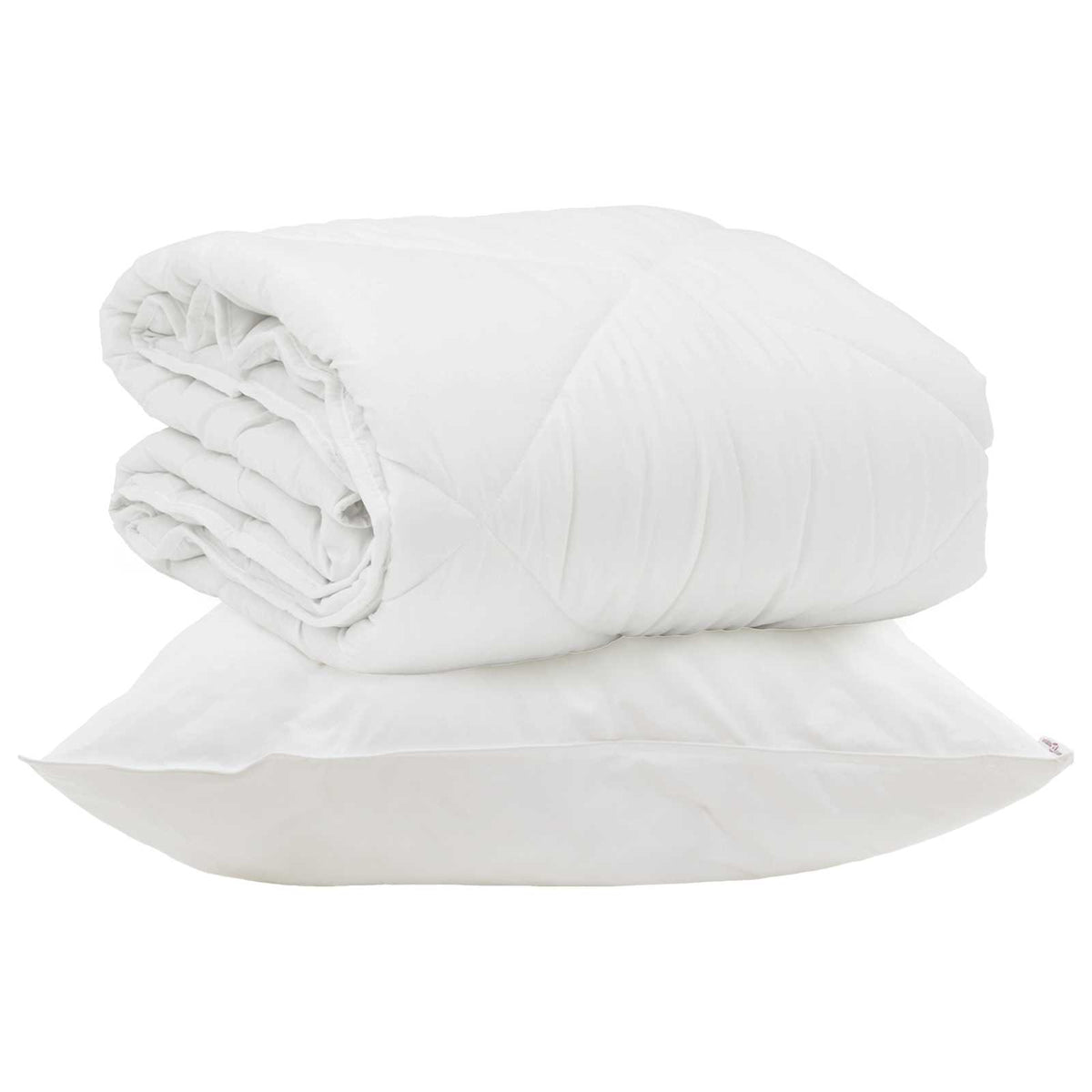 Sommar Duvet med kudde 2 st Vit Mikrofiber
