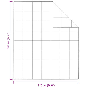 Täckeset med kudde 3 pcs Vit Dunfjäder