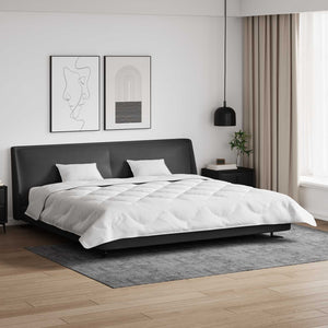 Vinter Täcke med kudde 3 pcs Vit Mikrofiber