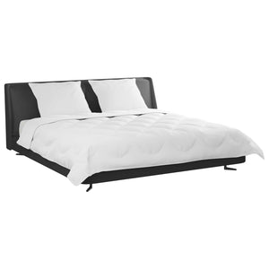 Duntäcke med Kuddar med kudde 3 pcs Vit Mikrofiber