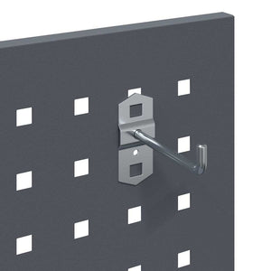 Verktygsvagn med hjul Antracit 65 x 35 x 111 cm Kallvalsat stål