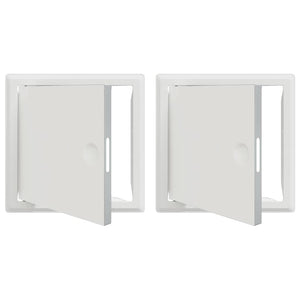 Åtkomstpanel 2 pcs Vit 63 x 33 x 3 cm Stål