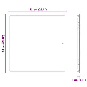 Åtkomstpanel Vit 63 x 33 x 3 cm Stål