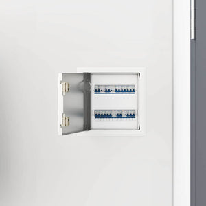 Åtkomstpanel 2 pcs Vit 23 x 23 x 3 cm Stål