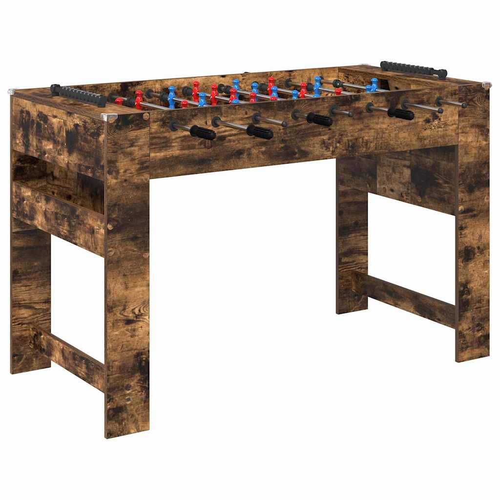 Foosballbord Rökt Ek 125 x 60,5 x 80 cm Konstruerat trä