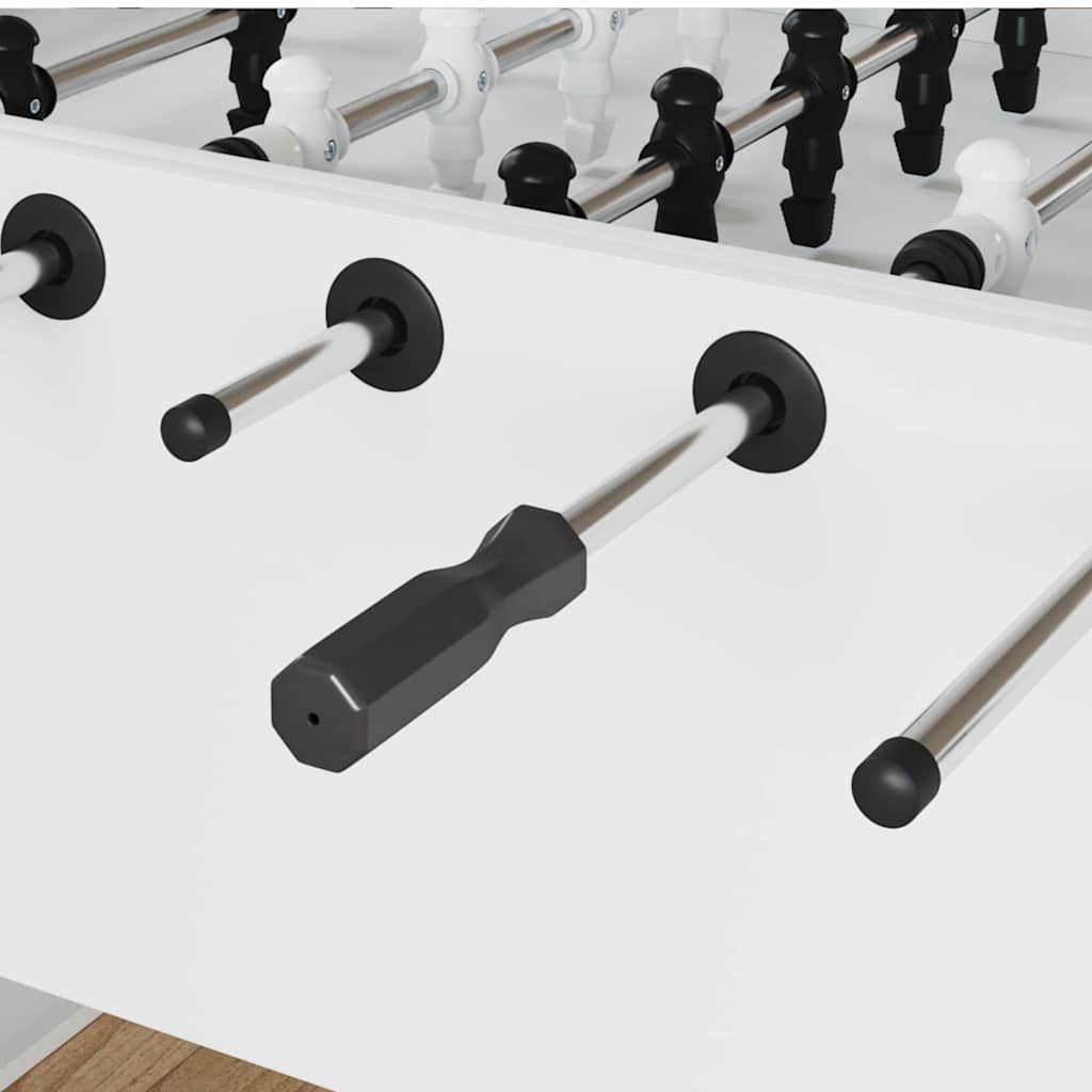 Foosball-bordshandtag 10 st Svart 3,1 x 3,1 x 17,8 cm PP