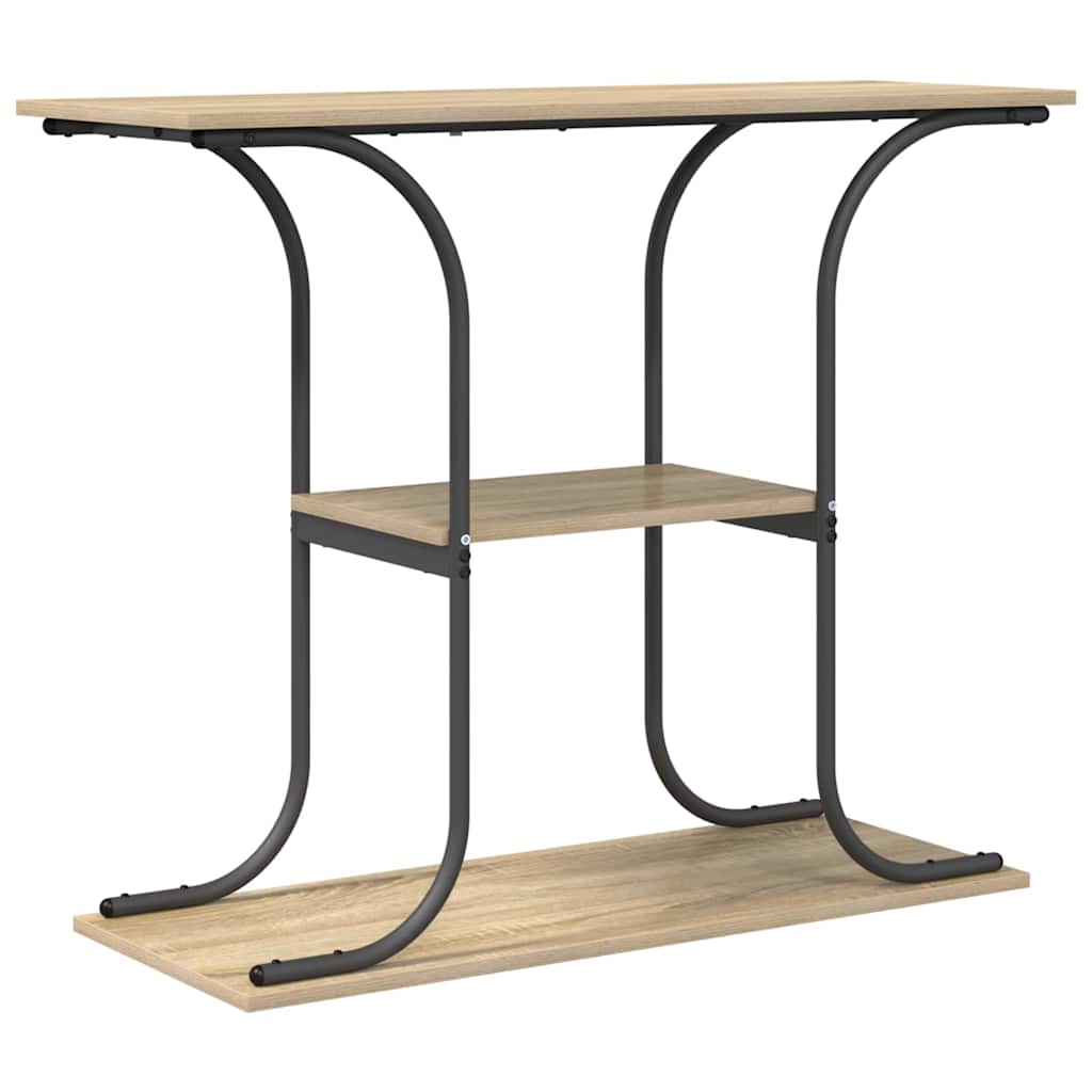 Konsolbord Sonoma-ek 101 x 35 x 80,5 cm Konstruerat trä