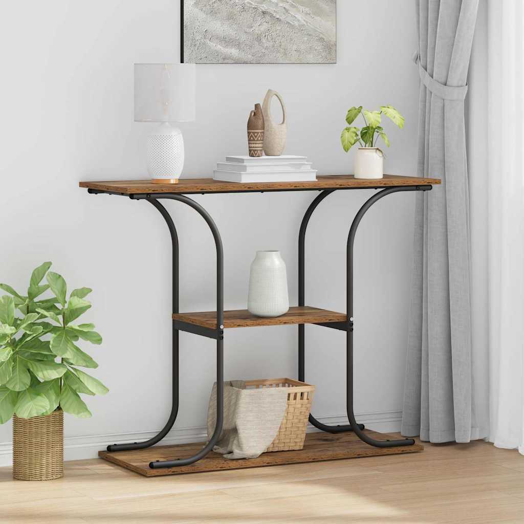 Konsolbord Gammalt trä 101 x 35 x 80,5 cm Konstruerat trä