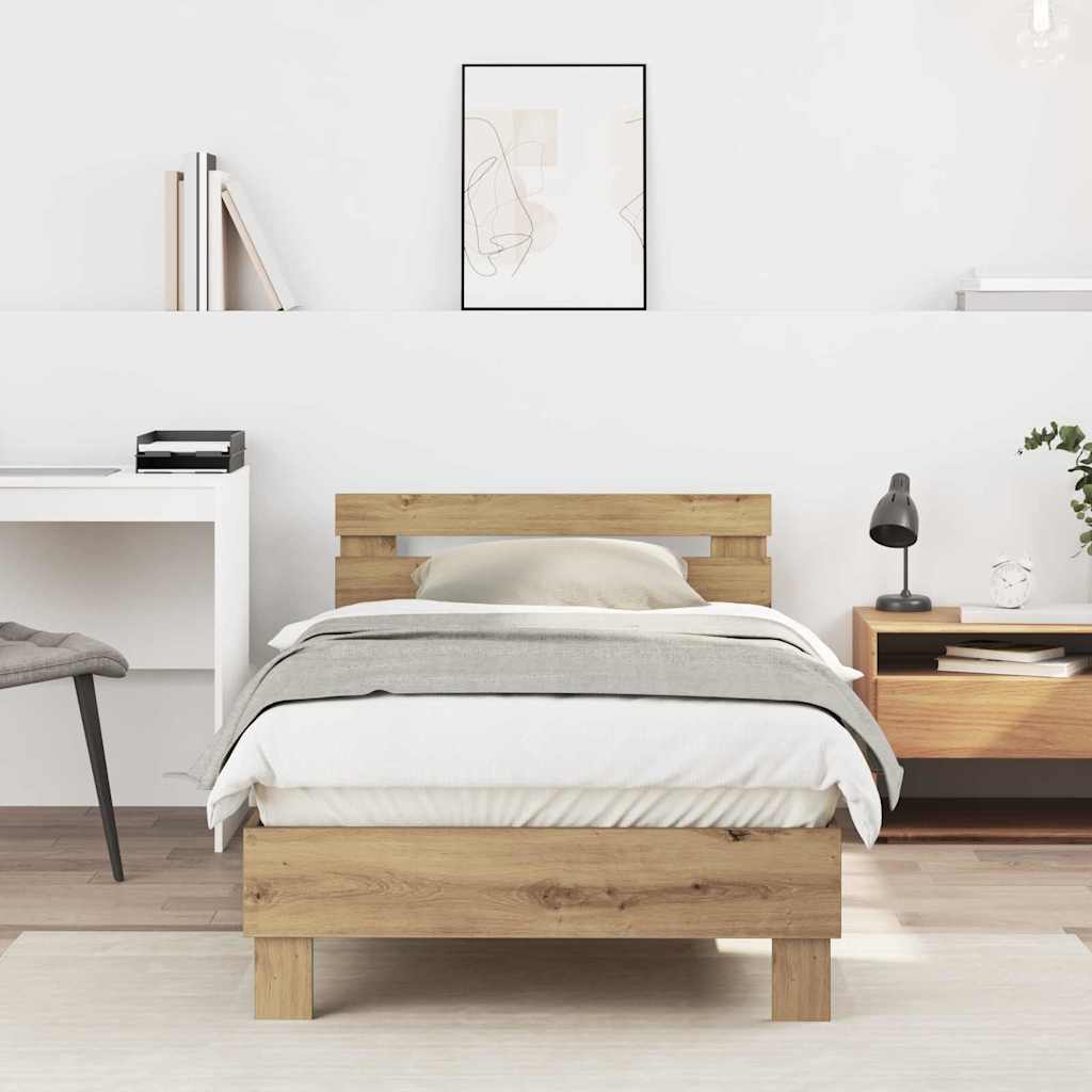 Sängram Artisan Ek 193 x 95 x 88 cm Konstruerat trä