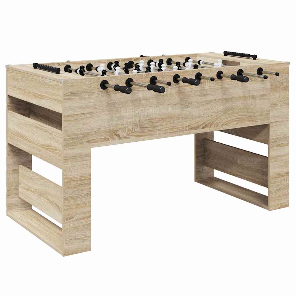 Foosballbord Sonoma-ek 146,5 x 74 x 85 cm Konstruerat trä